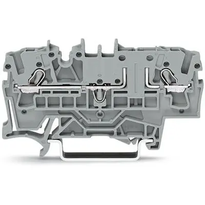 Produktfoto 1 von WAGO TOPJOB S Anschlussklemmenblock DIN-Schiene 1 Grau, 2.5 mm², 300 V Zugfederklemme ATEX, EAC Ex, IECEx