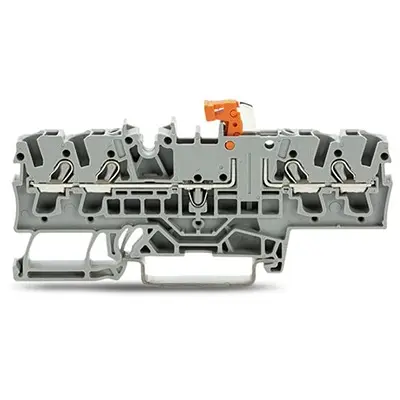 Produktfoto 1 von WAGO TOPJOB S Anschlussklemmenblock DIN-Schiene 1 Grau, 2.5 mm², 300 V Zugfederklemme ATEX, EAC Ex, IECEx