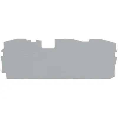 Produktfoto 1 von WAGO TOPJOB S End- und Zwischenplatte für DIN-Schienen-Anschlussklemmenblock