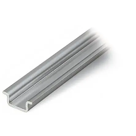 Produktfoto 1 von WAGO Stahl DIN-Hutschiene DIN-Hutschiene, H. 6 mm B. 15mm, L. 2000 mm