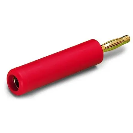Produktfoto 1 von WAGO 2 mm Stecker Rot Prüfspitze Steckbar