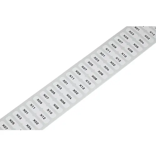 Produktfoto 1 von WAGO Klebend Etikett Drucker für Warm, Gelb 3000 Per Pack Stück, L. 15 mm B. 6 mm