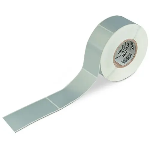 Produktfoto 1 von WAGO Etikett B. 50 mm 500 Per Pack auf Silber Silber Polyester