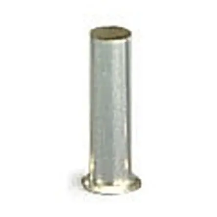 Produktfoto 1 von WAGO 216 Aderendhülse, Stift ø 2.5 mm, Silber, 6 mm, 6mm, Unisoliert