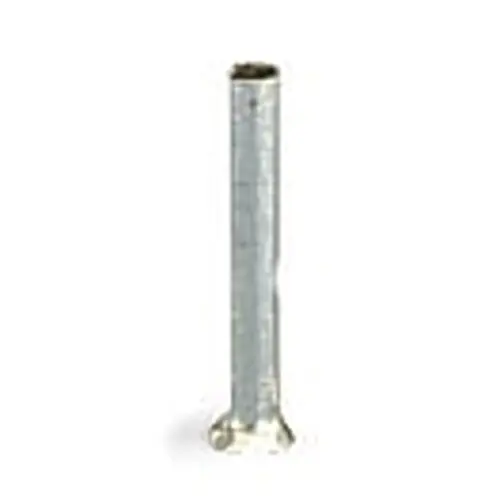 Produktfoto 1 von WAGO 216 Aderendhülse, Stift ø 1.7 mm, Silber, 7 mm, 7 mm, Unisoliert