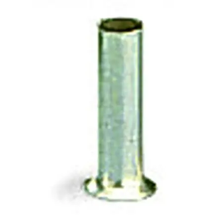 Produktfoto 1 von WAGO 216 Aderendhülse, Stift ø 1.7 mm, Silber, 7 mm, 5mm, Unisoliert