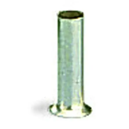 Produktfoto 1 von WAGO 216 Aderendhülse, Stift ø 0.85 mm, Silber, 5 mm, 5mm, Unisoliert