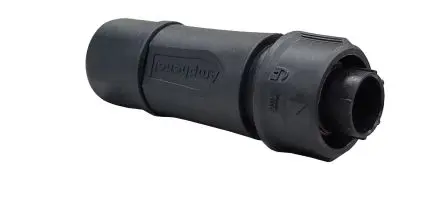 Produktfoto 1 von Amphenol Industrial FLS6BS12xxxP03 12 M12 Rundsteckverbinder Stecker 10-polig Stecker 13A Kabel IP67, IP68, IP69K
