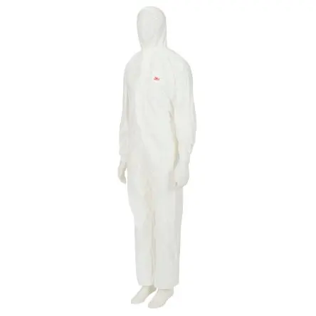 Produktfoto 1 von 3M Unisex Einwegartikel Overall, Größe 84 to 92 cm, Größe S, Laminat Weiß