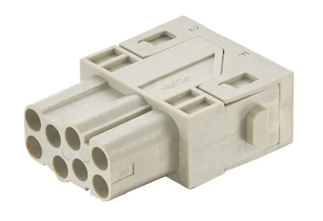 Produktfoto 1 von HARTING Han-Modular Robustes Power Steckverbinder-Modul, 8-polig 16A Buchse, Einsteckmodul Einstecken