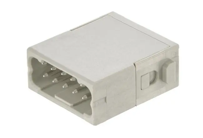 Produktfoto 1 von HARTING Han-Modular Robustes Power Steckverbinder-Modul, 12-polig 10A Stecker, Einsteckmodul Einstecken