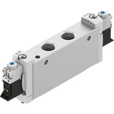 Produktfoto 1 von Festo 5/3, Druckentlastung VUVG Pneumatisches Magnetventil G, Elektrisch-betätigt 24V