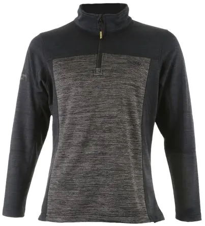 Produktfoto 1 von DeWALT Charlotte Damen Fleece-Jacke, Polyester Grau, Schwarz Reißverschluss, Größe 10