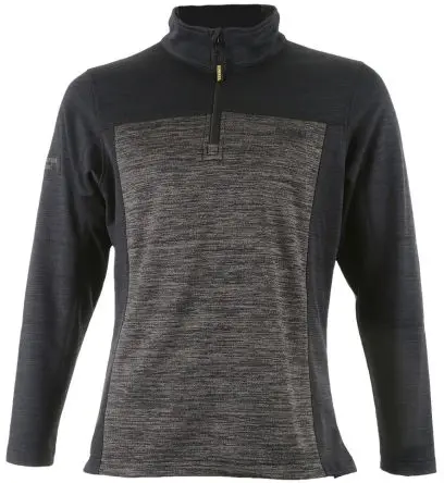Produktfoto 1 von DeWALT Charlotte Damen Fleece-Jacke, Polyester Grau, Schwarz Reißverschluss, Größe 12