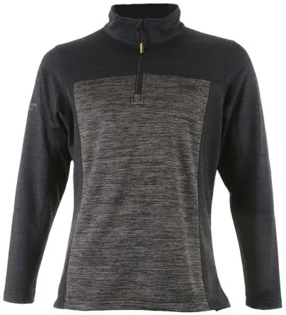 Produktfoto 1 von DeWALT Charlotte Damen Fleece-Jacke, Polyester Grau, Schwarz Reißverschluss, Größe 14