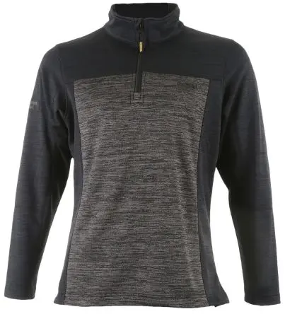 Produktfoto 1 von DeWALT Charlotte Damen Fleece-Jacke, Polyester Schwarz, Grau Reißverschluss, Größe 16