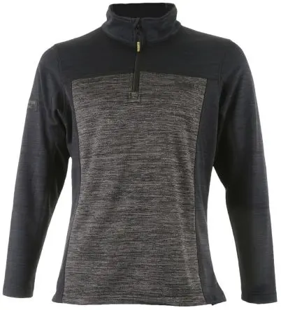 Produktfoto 1 von DeWALT Charlotte Damen Fleece-Jacke, Polyester Schwarz, Grau Reißverschluss, Größe 8