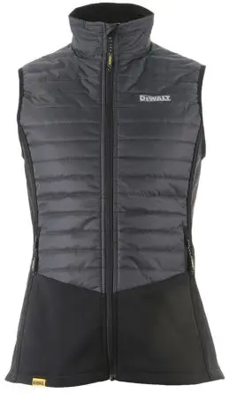 Produktfoto 1 von DeWALT FLORENCE Damen Leichte Ausführung Steppweste Größe 10 Steppweste Polyester Schwarz, Grau