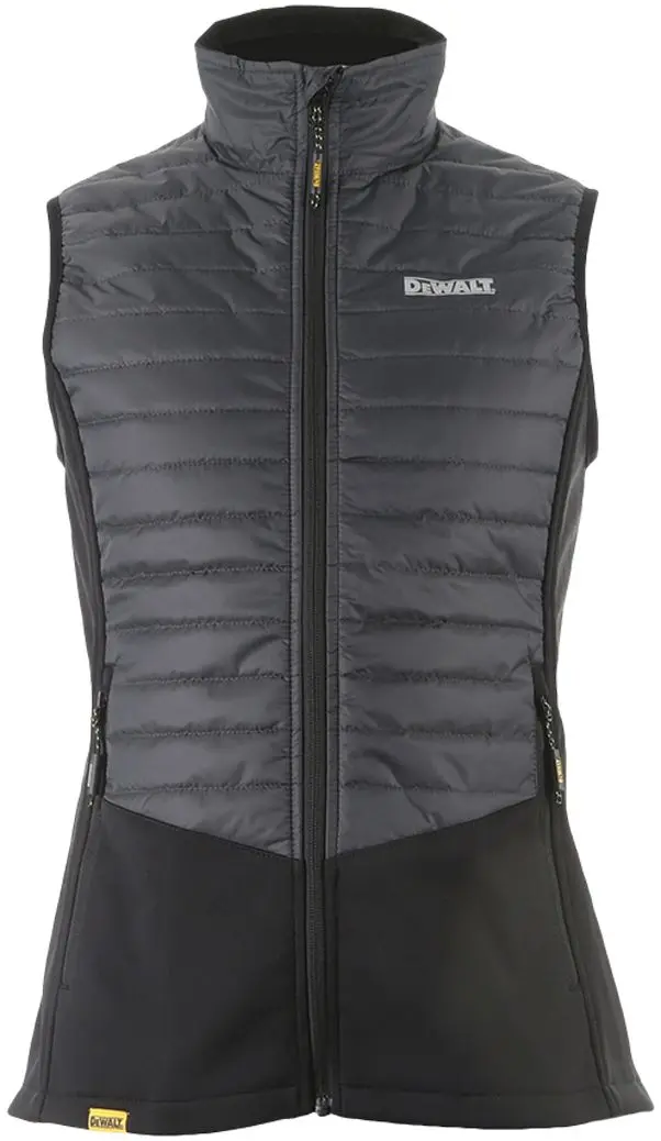 Produktfoto 1 von DeWALT FLORENCE Damen Leichte Ausführung Steppweste Größe 14 Steppweste Polyester Schwarz, Grau