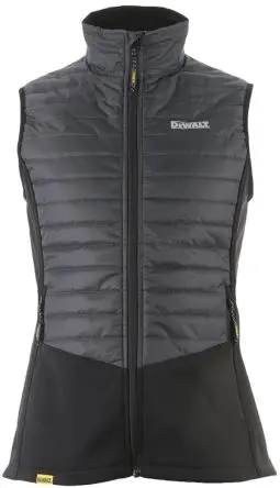 Produktfoto 1 von DeWALT FLORENCE Damen Leichte Ausführung Steppweste Größe 8 Nylon Grau, Schwarz