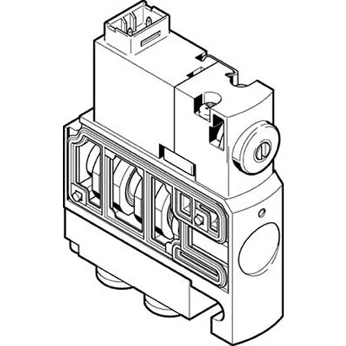 Produktfoto 1 von Festo 547276 Pneumatik-Magnetventil