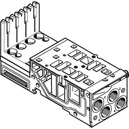 Produktfoto 1 von Festo Unterplatte 546805 Serie VMPA2 Typ Aluminium-Druckguss