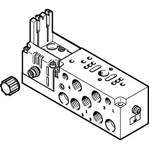 Produktfoto 1 von Festo Unterplatte 537981 Serie VMPA2