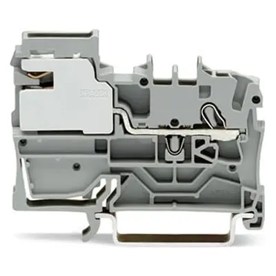 Produktfoto 1 von WAGO TOPJOB S Klemmlieste abtrennen 1 Grau, 2.5mm², 250V Einsteck-Anschluss