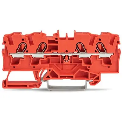 Produktfoto 1 von WAGO TOPJOB S Anschlussklemmenblock DIN-Schiene 1 Orange, 4mm², 250V Einsteck-Anschluss IECEx/ATEX/CSA