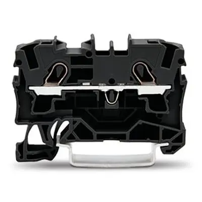 Produktfoto 1 von WAGO TOPJOB S Anschlussklemmenblock DIN-Schiene 1 Schwarz, 4mm², 800V Einsteck-Anschluss IECEx/ATEX/CSA