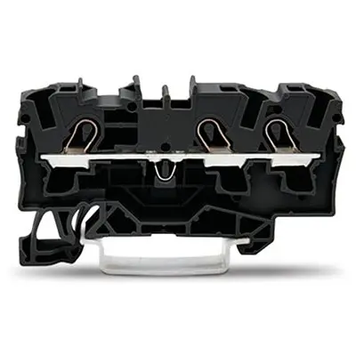 Produktfoto 1 von WAGO TOPJOB S Anschlussklemmenblock DIN-Schiene 1 Schwarz, 4 mm², 250 V Einsteck-Anschluss IECEx/ATEX/CSA