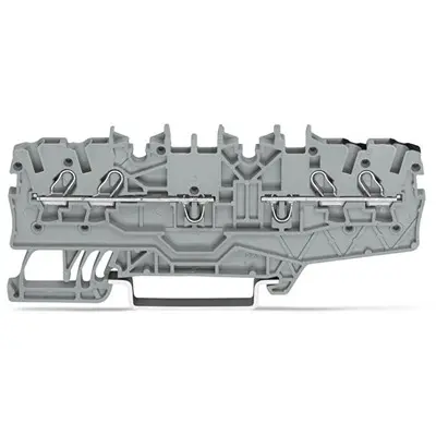 Produktfoto 1 von WAGO TOPJOB S Anschlussklemmenblock DIN-Schiene 1 Grau, 1 mm², 600 V Zugfederklemme ATEX, EAC Ex, IECEx
