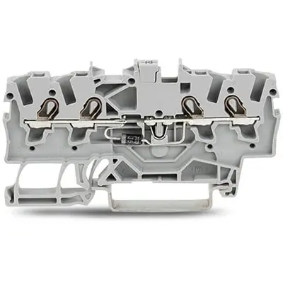 Produktfoto 1 von WAGO TOPJOB S Anschlussklemmenblock DIN-Schiene 1 Grau, 1.5 mm² Zugfederklemme