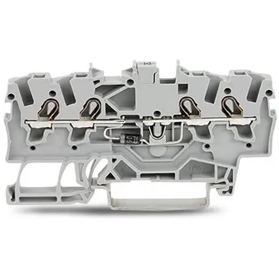 Produktfoto 1 von WAGO TOPJOB S Anschlussklemmenblock DIN-Schiene 1 Grau, 1.5 mm² Zugfederklemme