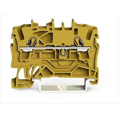 Produktfoto 1 von WAGO TOPJOB S Anschlussklemmenblock DIN-Schiene 1 Gelb, 2.5 mm², 600 V Zugfederklemme ATEX, EAC Ex, IECEx