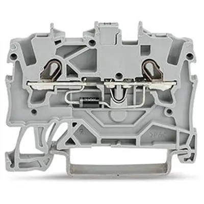 Produktfoto 1 von WAGO TOPJOB S Anschlussklemmenblock DIN-Schiene 1 Grau, 1.5 mm² Zugfederklemme ATEX, EAC Ex, IECEx