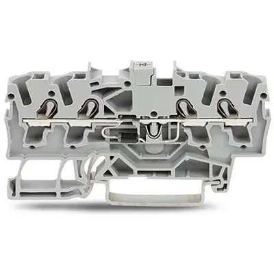 Produktfoto 1 von WAGO TOPJOB S Bauteil-Anschlussklemmenblock 1 Grau, 2.5 mm² Einsteck-Anschluss