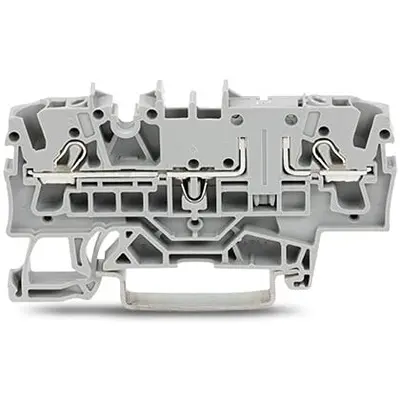 WAGO TOPJOB S Anschlussklemmenblock DIN-Schiene 1 Grau, 2.5 mm², 300 V Einsteck-Anschluss IECEx/ATEX/CSA
