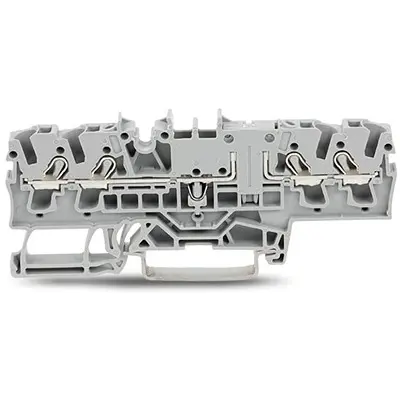 Produktfoto 1 von WAGO TOPJOB S Anschlussklemmenblock DIN-Schiene 1 Grau, 2.5 mm², 300 V Einsteck-Anschluss IECEx/ATEX/CSA