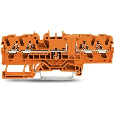 Produktfoto 1 von WAGO TOPJOB S Anschlussklemmenblock DIN-Schiene 1 Orange, 2.5 mm², 300 V Einsteck-Anschluss IECEx/ATEX/CSA