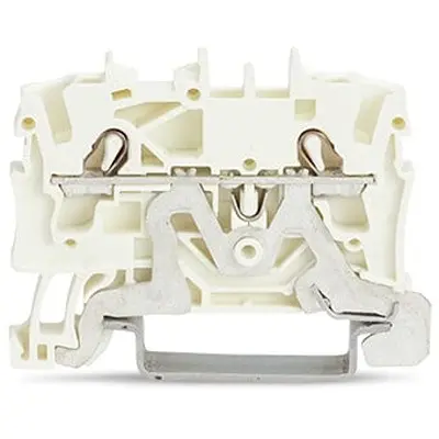 Produktfoto 1 von WAGO TOPJOB S Anschlussklemmenblock DIN-Schiene 1 Weiß, 2.5 mm² Zugfederklemme ATEX, EAC Ex, IECEx