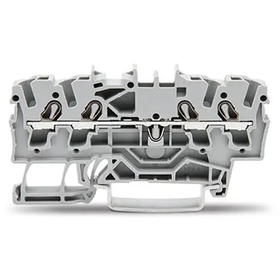 Produktfoto 1 von WAGO TOPJOB S Anschlussklemmenblock DIN-Schiene 1 Braun, 2.5 mm², 600 V Einsteck-Anschluss IECEx/ATEX/CSA