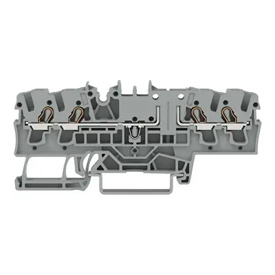 Produktfoto 1 von WAGO TOPJOB S Anschlussklemmenblock DIN-Schiene 1 Grau, 2.5 mm², 300 V Einsteck-Anschluss IECEx/ATEX/CSA