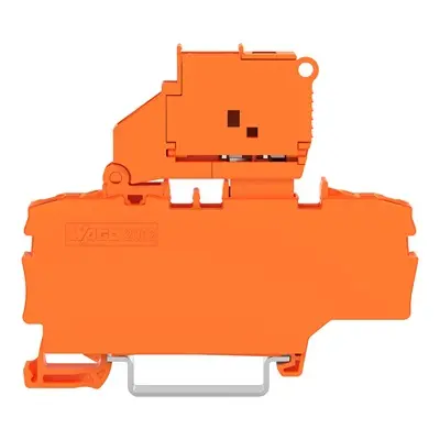Produktfoto 1 von WAGO TOPJOB S Abgesicherter Anschlussklemmenblock 1 Grau, 2.5 mm², 65 V Einsteck-Anschluss Abgesichert IECEx/ATEX/CSA