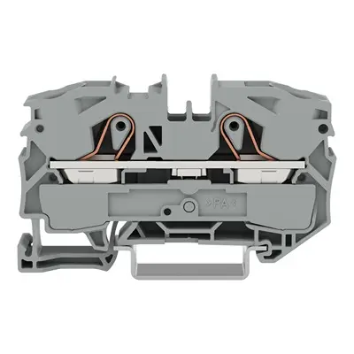 Produktfoto 1 von WAGO TOPJOB S Anschlussklemmenblock DIN-Schiene 1 Rot, 16 mm², 600 V Einsteck-Anschluss IECEx/ATEX/CSA