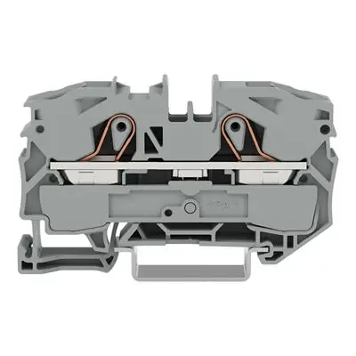 Produktfoto 1 von WAGO TOPJOB S Anschlussklemmenblock DIN-Schiene 1 Rot, 16mm², 600V Einsteck-Anschluss IECEx/ATEX/CSA