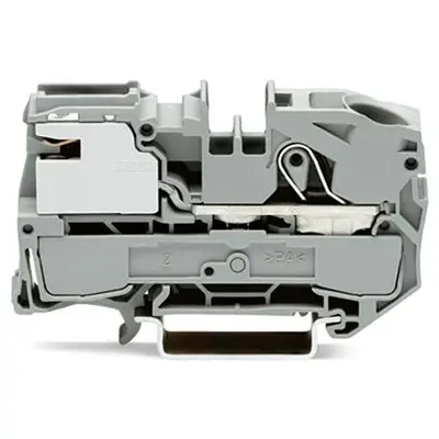 Produktfoto 1 von WAGO TOPJOB S Klemmlieste abtrennen 1 Grau, 16 mm² Einsteck-Anschluss