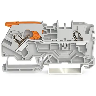 Produktfoto 1 von WAGO TOPJOB S Anschlussklemmenblock DIN-Schiene 1 Grau, 4 mm², 600 V Einsteck-Anschluss IECEx/ATEX/CSA