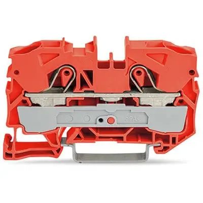 Produktfoto 1 von WAGO TOPJOB S Anschlussklemmenblock DIN-Schiene 1 Orange, 10mm², 600V Einsteck-Anschluss IECEx/ATEX/CSA