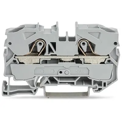 Produktfoto 1 von WAGO TOPJOB S Anschlussklemmenblock DIN-Schiene 1 Schwarz, 10mm², 600V Einsteck-Anschluss IECEx/ATEX/CSA